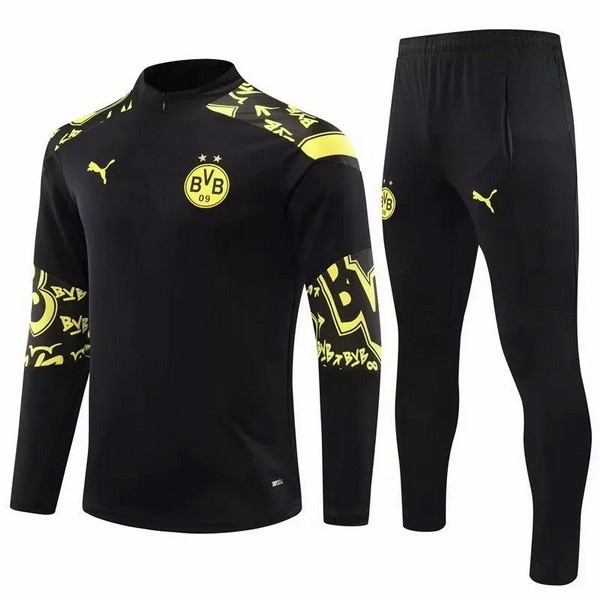 Survetement Borussia Dortmund 2020-21 II Noir Jaune